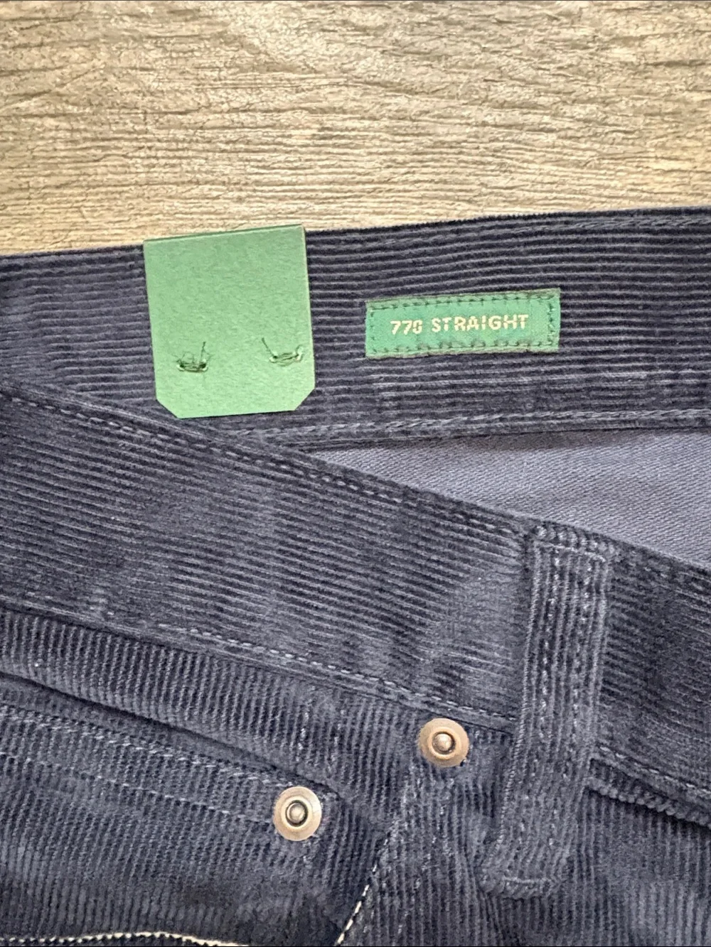 J. Crew Men's Navy Corduroy Pants Size 36 x 32